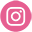 A pink and green circle with an instagram logo in the middle.
